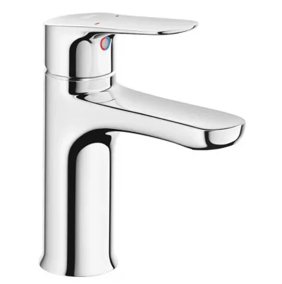 Vòi Chậu Lavabo Inax LFV-1402S-R (LFV1402SR) Nóng Lạnh Kèm Trụ Xả Lật