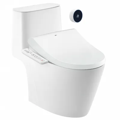 Bồn cầu 1 khối tự động xả nắp điện tử Inax ACT-902+CW-H17VN