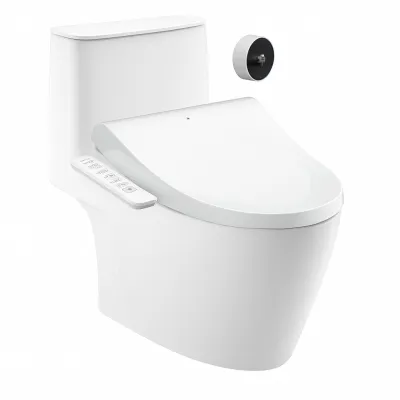 Bồn cầu 1 khối nắp điện tử xả tự động Inax ACT-902+CW-H18VN