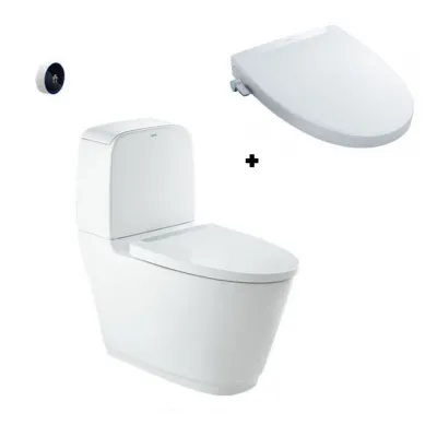 Bồn cầu 2 khối xả tự động nắp rửa cơ Inax ACT-832+CW-S32VN (S400)