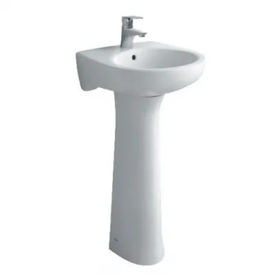 Chậu rửa Inax L-282V/L-284VD kèm chân chậu đứng