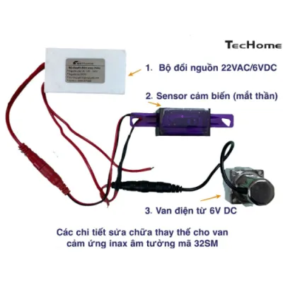 Bộ phụ kiện thay thế cho Van cảm ứng OKUV-32SM