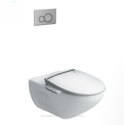 Bồn cầu treo tường nắp rửa điện tử INAX AC-23P+CW-KB22AVN