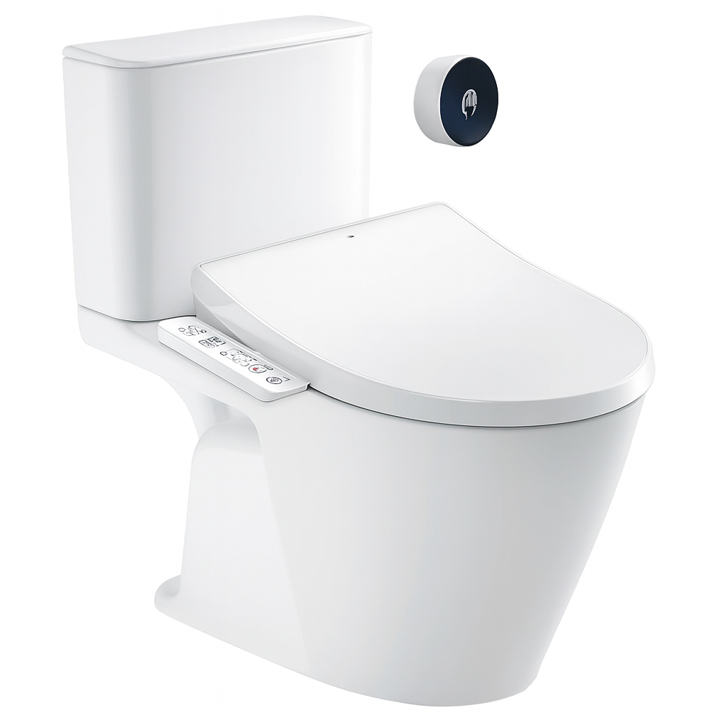 Bồn cầu 1 khối tự động xả nắp điện tử Inax ACT-602+CW-H17VN