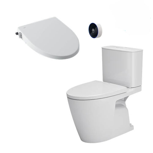 Bồn cầu 2 khối xả tự động nắp rửa cơ Inax ACT-602+CW-S15VN