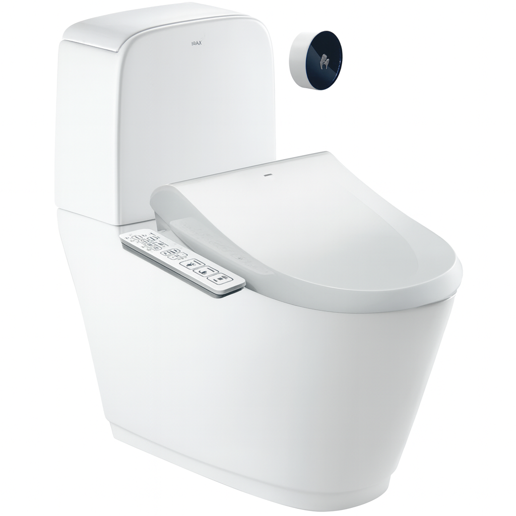 Bồn cầu 2 khối xả tự động nắp điện tử INAX ACT-832+CW-H18VN