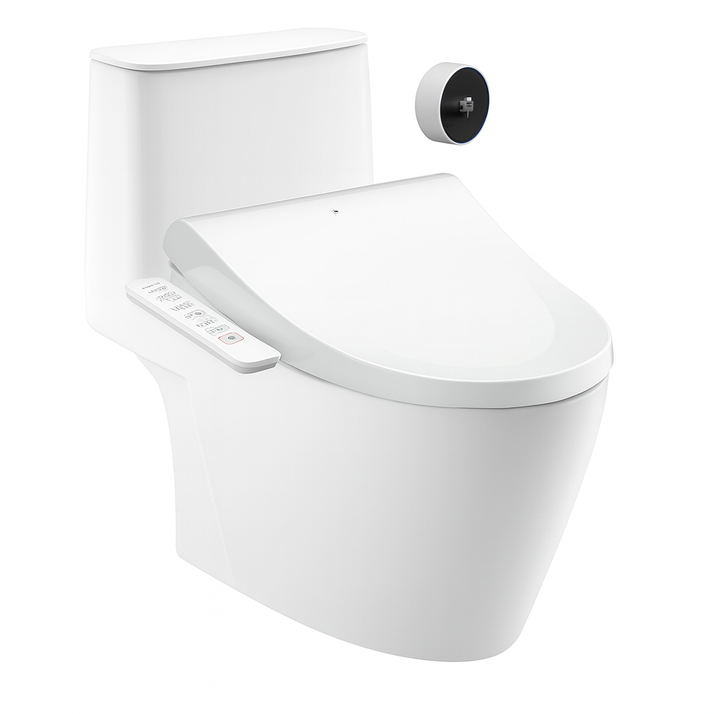Bồn cầu 1 khối nắp điện tử xả tự động Inax ACT-902+CW-H18VN