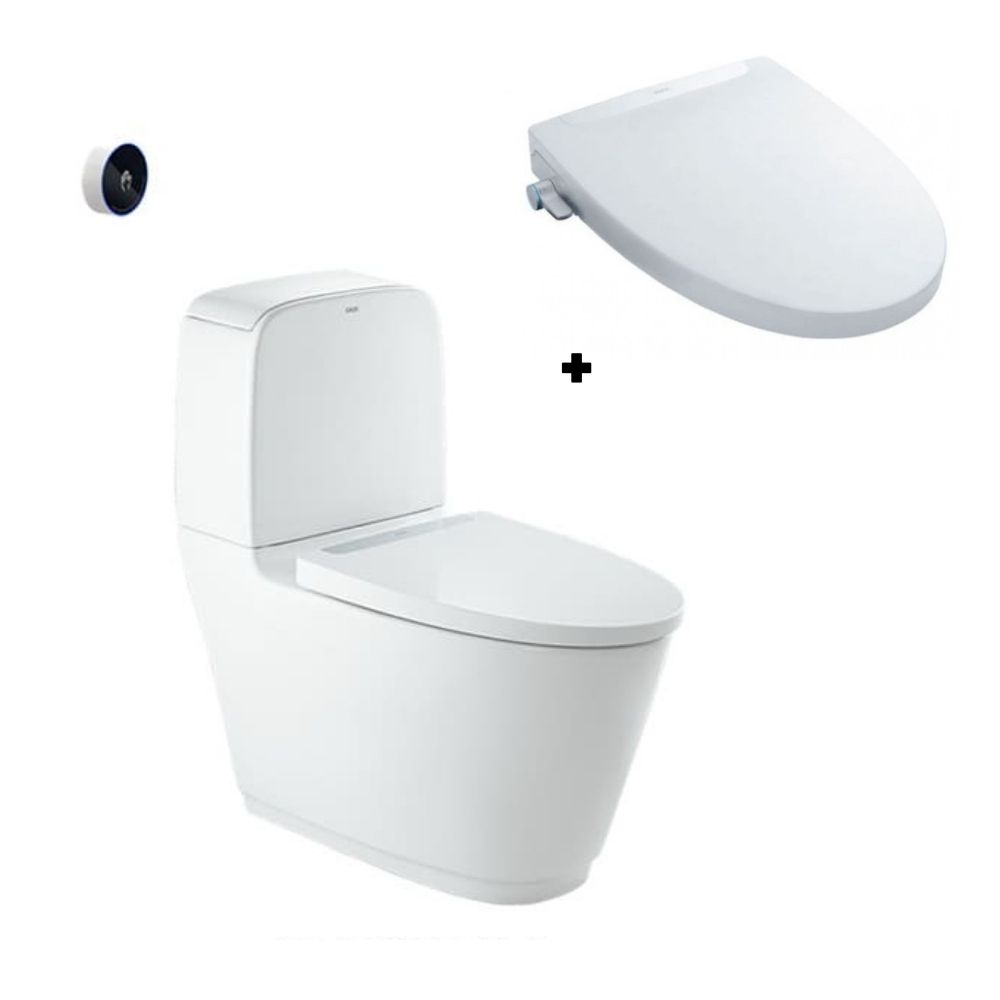 Bồn cầu 2 khối xả tự động nắp rửa cơ Inax ACT-832+CW-S32VN (S400)