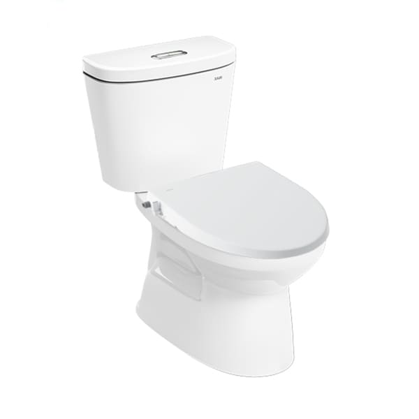 Bồn cầu 2 khối thoát ngang nắp rửa cơ Inax C-306PT+CW-S15VN