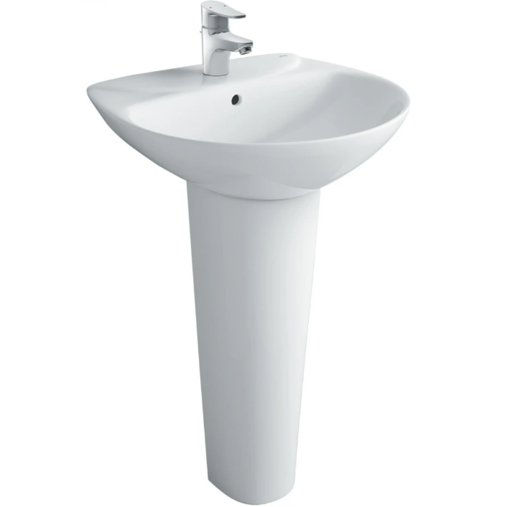 Chậu lavabo treo tường L-285V/L-288VD kèm chân dài