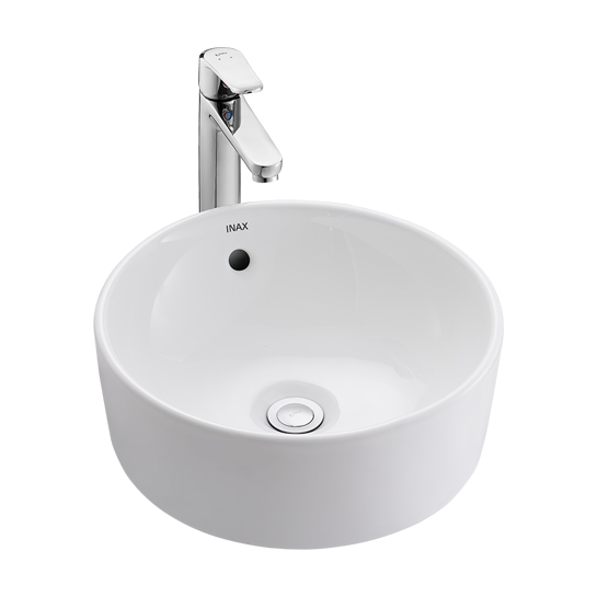 Chậu rửa Lavabo Inax L-295V đặt bàn tròn