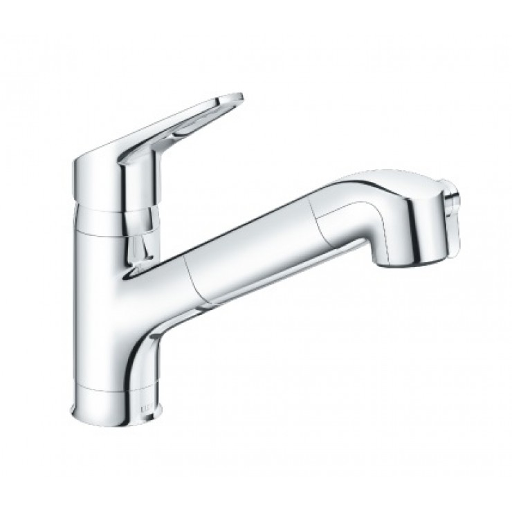 Vòi rửa rút dây Inax JF-AB466SYX(JW) nóng lạnh