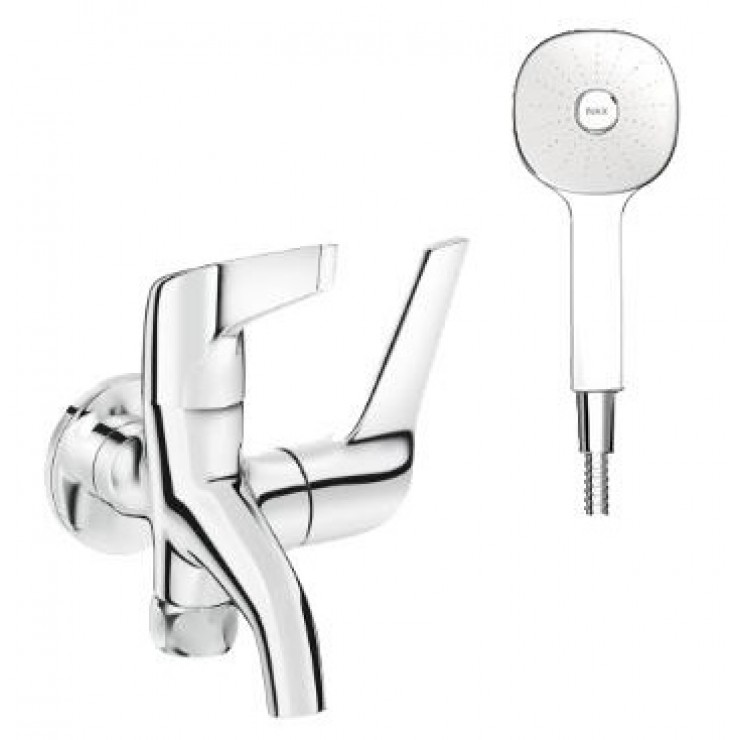Vòi sen lạnh Inax BFV-17-7C tay sen tăng áp